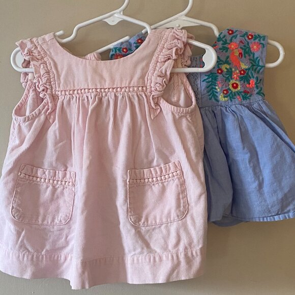 Two Sweet Gap Kids Baby Girl Dresses with Bloomers - Picture 1 of 4